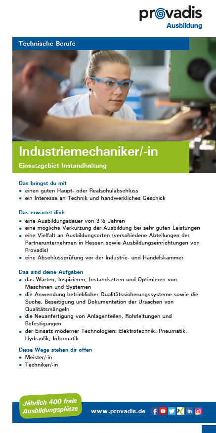 Industriemechanik Instandhaltung Industriemechanik Instandhaltung