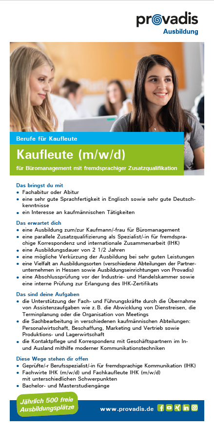 Flyer Fremdsprachenkorrespondent (m/w/d) Flyer Fremdsprachenkorrespondent (m/w/d)