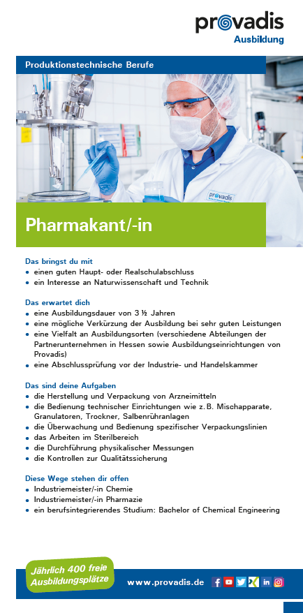 Flyer Pharmakant (m/w/d) Pharmakant (m/w/d)
